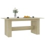 Mesa de comedor madera de ingeniería roble Sonoma 180x90x76 cm de , Mesas de cocina y de comedor - Ref: Foro24-800471, Precio...