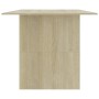 Sonoma oak engineered wood dining table 180x90x76 cm by , Kitchen and dining tables - Ref: Foro24-800471, Price: 115,82 €, Di...