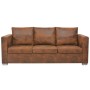 vidaXL 3-Seater Sofa 191x73x82 cm Artificial Suede Leather by vidaXL, Sofas - Ref: Foro24-244703, Price: 464,65 €, Discount: %