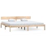 Estructura de cama madera maciza de pino 180x200 cm de , Camas y somieres - Ref: Foro24-810162, Precio: 102,66 €, Descuento: %