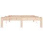 Estructura de cama madera maciza 120x190 cm de , Camas y somieres - Ref: Foro24-810335, Precio: 81,66 €, Descuento: %