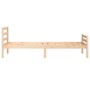 Solid wood bed frame 75x190 cm by , Beds and slatted bases - Ref: Foro24-814779, Price: 83,37 €, Discount: %