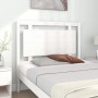 Solid white pine wood bed headboard 105.5x4x100 cm by , Headboards and footboards - Ref: Foro24-817926, Price: 57,46 €, Disco...