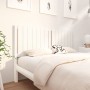 Solid white pine wood bed headboard 155.5x4x100 cm by , Headboards and footboards - Ref: Foro24-818876, Price: 86,85 €, Disco...