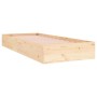 Estructura de cama madera maciza 90x190 cm de , Camas y somieres - Ref: Foro24-820067, Precio: 75,43 €, Descuento: %