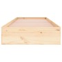 Estructura de cama madera maciza 90x190 cm de , Camas y somieres - Ref: Foro24-820067, Precio: 75,43 €, Descuento: %