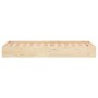 Estructura de cama madera maciza 90x190 cm de , Camas y somieres - Ref: Foro24-820067, Precio: 75,43 €, Descuento: %