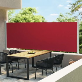 Retractable side awning for patio red 600x160 cm by , Umbrellas - Ref: Foro24-313378, Price: 100,53 €, Discount: %