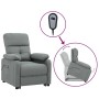 Dark gray fabric lifting massage chair by , Electric massage chairs - Ref: Foro24-3120371, Price: 337,28 €, Discount: %