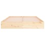 Estructura de cama madera maciza 200x200 cm de , Camas y somieres - Ref: Foro24-820022, Precio: 128,18 €, Descuento: %