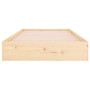 Solid wood bed frame 90x200 cm by , Beds and slatted bases - Ref: Foro24-820057, Price: 82,56 €, Discount: %