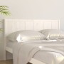 Solid white pine wood bed headboard 140.5x4x100 cm by , Headboards and footboards - Ref: Foro24-818086, Price: 86,99 €, Disco...