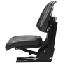 Black tractor seat with suspension by vidaXL, Tractor Accessories and Parts - Ref: Foro24-142316, Price: 148,26 €, Discount: %