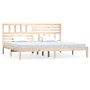 Solid pine wood bed frame 180x200 cm by , Beds and slatted bases - Ref: Foro24-3101038, Price: 145,99 €, Discount: %