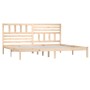 Solid pine wood bed frame 180x200 cm by , Beds and slatted bases - Ref: Foro24-3101038, Price: 145,99 €, Discount: %