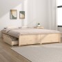 Bed frame with drawers 200x200 cm by , Beds and slatted bases - Ref: Foro24-3103533, Price: 279,24 €, Discount: %