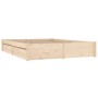 Estructura de cama con cajones 200x200 cm de , Camas y somieres - Ref: Foro24-3103533, Precio: 279,24 €, Descuento: %