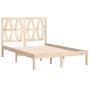 Solid pine wood bed frame 140x190 cm by , Beds and slatted bases - Ref: Foro24-3103978, Price: 115,99 €, Discount: %