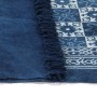 Kilim cotton rug 120x180 cm blue print by vidaXL, Rugs - Ref: Foro24-246561, Price: 28,07 €, Discount: %