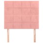 Headboards 2 units of pink velvet 80x5x78/88 cm by , Headboards and footboards - Ref: Foro24-3116367, Price: 61,07 €, Discoun...