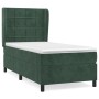 Box spring bed with dark green velvet mattress 90x200 cm by , Beds and slatted bases - Ref: Foro24-3129192, Price: 358,26 €, ...