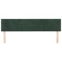 Headboards 2 units of dark green velvet 80x5x78/88 cm by , Headboards and footboards - Ref: Foro24-346071, Price: 61,11 €, Di...