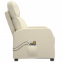 Cremefarbener Hebe-Massagesessel aus Kunstleder von , Elektrische Massagesessel - Ref: Foro24-3124813, Preis: 346,92 €, Rabat...