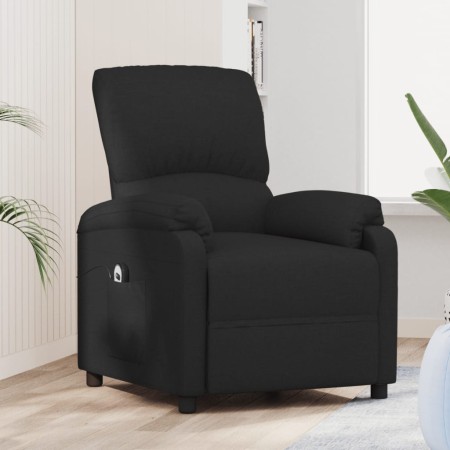 Sillón elevable tela negro de , Sillones - Ref: Foro24-3129481, Precio: 295,99 €, Descuento: %