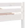 White solid wood bed frame 100x200 cm by , Beds and slatted bases - Ref: Foro24-814810, Price: 88,99 €, Discount: %