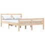 Estructura de cama madera maciza 140x200 cm de , Camas y somieres - Ref: Foro24-814819, Precio: 100,84 €, Descuento: %