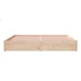 Solid wood bed frame 200x200 cm by , Beds and slatted bases - Ref: Foro24-814969, Price: 162,62 €, Discount: %