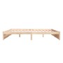 Estructura de cama madera maciza 200x200 cm de , Camas y somieres - Ref: Foro24-814969, Precio: 141,26 €, Descuento: %