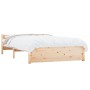 Estructura de cama madera maciza 120x190 cm de , Camas y somieres - Ref: Foro24-815014, Precio: 106,99 €, Descuento: %