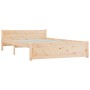 Estructura de cama madera maciza 120x190 cm de , Camas y somieres - Ref: Foro24-815014, Precio: 106,99 €, Descuento: %