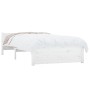 Estructura de cama madera maciza blanca 100x200 cm de , Camas y somieres - Ref: Foro24-815035, Precio: 105,42 €, Descuento: %