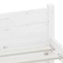 Estructura de cama madera maciza blanca 100x200 cm de , Camas y somieres - Ref: Foro24-815035, Precio: 105,42 €, Descuento: %