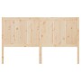 Cabecero de cama madera maciza de pino 145,5x4x100 cm de , Cabeceros y pies de cama - Ref: Foro24-818090, Precio: 73,19 €, De...