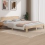 Estructura de cama de madera maciza de pino 160x200 cm de , Camas y somieres - Ref: Foro24-810505, Precio: 132,48 €, Descuent...