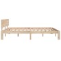 Estructura de cama de madera maciza de pino 160x200 cm de , Camas y somieres - Ref: Foro24-810505, Precio: 133,08 €, Descuent...