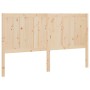 Solid pine wood bed headboard 165.5x4x100 cm by , Headboards and footboards - Ref: Foro24-818100, Price: 84,58 €, Discount: %