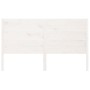 Solid white pine wood headboard 186x4x100 cm by , Headboards and footboards - Ref: Foro24-818736, Price: 112,99 €, Discount: %