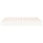 White solid wood bed frame 200x200 cm by , Beds and slatted bases - Ref: Foro24-820023, Price: 160,14 €, Discount: %