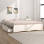 Estructura de cama con cajones blanco 120x190 cm de , Camas y somieres - Ref: Foro24-3103494, Precio: 244,21 €, Descuento: %