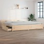 Bed frame with drawers 200x200 cm by , Beds and slatted bases - Ref: Foro24-3103579, Price: 288,73 €, Discount: %