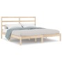 Estructura de cama madera maciza 180x200 cm de , Camas y somieres - Ref: Foro24-3104948, Precio: 117,24 €, Descuento: %