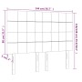 Cabeceros 4 unidades terciopelo rosa 72x5x78/88 cm de , Cabeceros y pies de cama - Ref: Foro24-3116385, Precio: 119,94 €, Des...