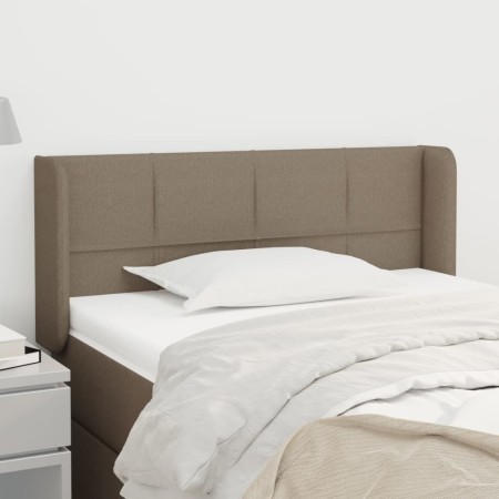 Cabecero de tela gris taupe 93x16x78/88 cm de , Cabeceros y pies de cama - Ref: Foro24-3118754, Precio: 57,96 €, Descuento: %