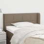 Cabecero de tela gris taupe 93x16x78/88 cm de , Cabeceros y pies de cama - Ref: Foro24-3118754, Precio: 57,96 €, Descuento: %