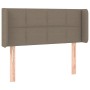 Cabecero de tela gris taupe 93x16x78/88 cm de , Cabeceros y pies de cama - Ref: Foro24-3118754, Precio: 57,96 €, Descuento: %