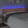 Pink velvet headboard with LED 163x16x78/88 cm by , Headboards and footboards - Ref: Foro24-3123295, Price: 76,99 €, Discount: %